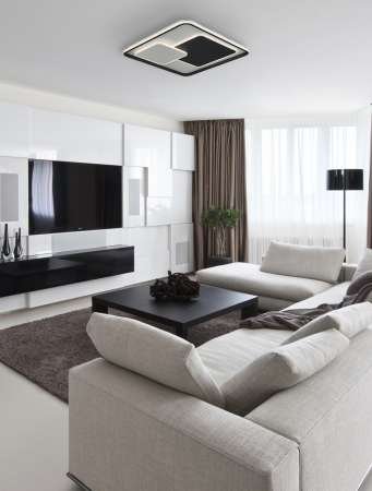 LED Wandleuchte Zaragoza Black, 3 Weißtöne & Dimmbar mit 2.4GHz-Fernbedienung