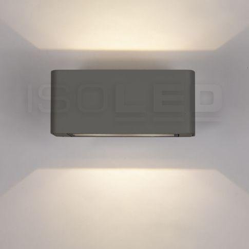 LED Επιτοίχιο Φωτιστικό Up&Down 4x3W CREE, IP54, Ανθρακί, Θερμό Λευκό - Image 3