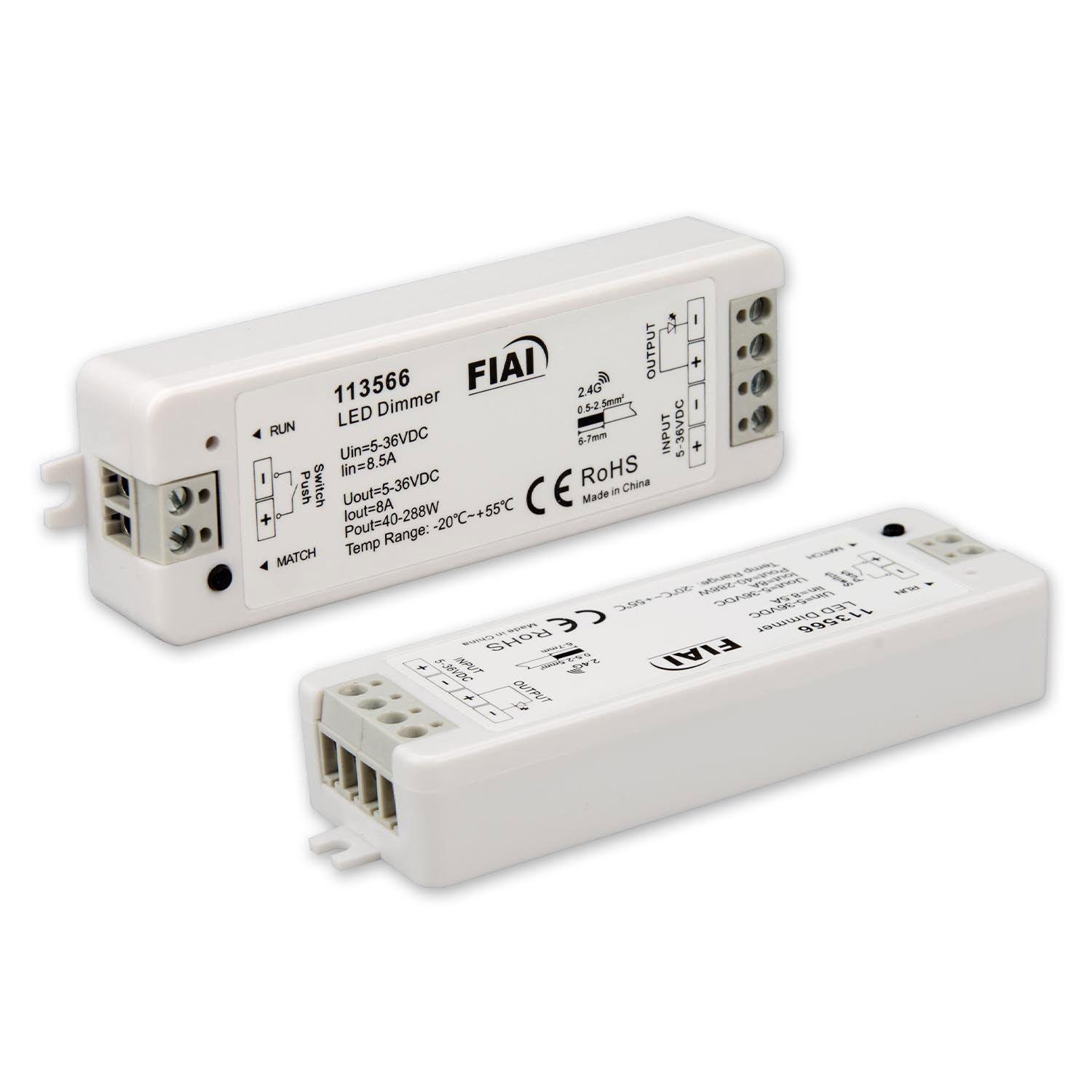 Led Dimmer 1 κανάλι 5-36V DC 8A