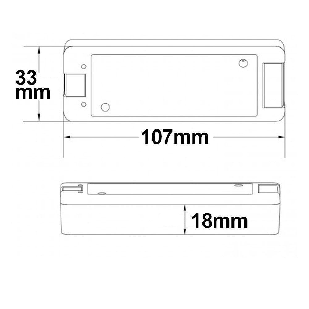 Led Dimmer 1 κανάλι 5-36V DC 8A - Image 2