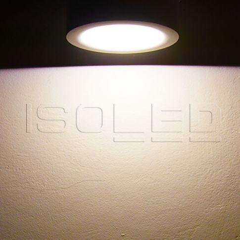 LED Aufbauleuchte LUNA 18W, weiß, rund, DN173, indirektes Licht, warmweiß – Bild 5