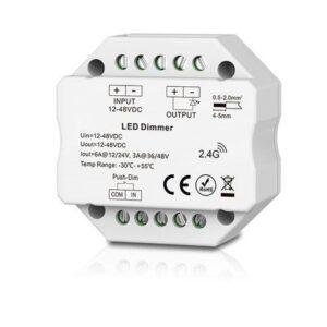 Sys-Pro Push/Funk Mesh Multi-PWM-Dimmer, 1 κανάλι, 12-24V DC 6A, 36-48V DC 3