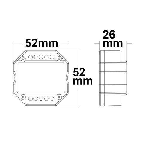 Ρυθμιστής Sys-Pro Push/Funk Mesh PWM, 1-4 κανάλια, 12-24V DC 4x3A - Image 3