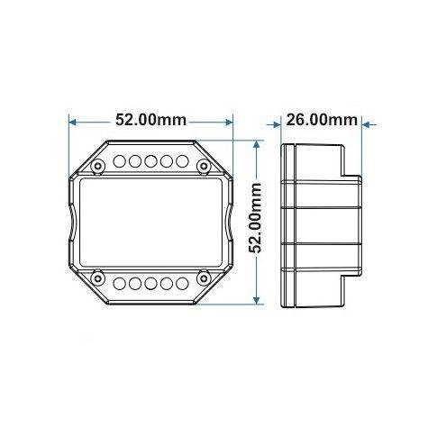 Sys-Pro 2-Push Input, ασύρματη έξοδος για δέκτη Switch/Dimm/CCT/ RGB/RGB+W, 100-240 - Image 2