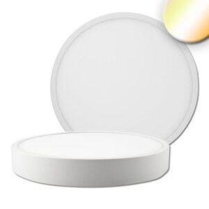 Φωτιστικό οροφής LED PRO λευκό, 30W, στρογγυλό, DN300, ColorSwitch 2700|3000|4000K, dimmable