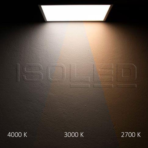 LED Deckenleuchte PRO weiß, 8W, eckig, 120x120mm, ColorSwitch 2700|3000|4000K, dimmbar – Bild 3