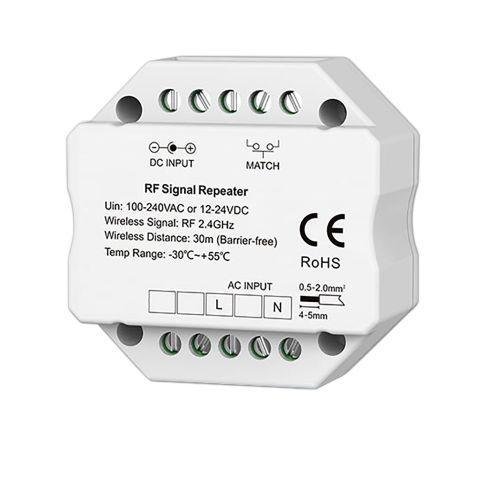 Sys-Pro Αναμεταδότης σήματος δικτύου, max. 30m, 12-24V DC / 100-240V AC