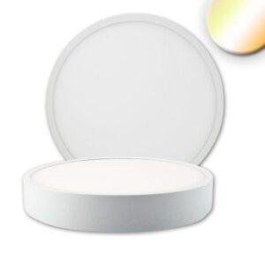 Φωτιστικό οροφής LED PRO λευκό, 24W, στρογγυλό, DN225, ColorSwitch 2700|3000|4000K, dimmabl