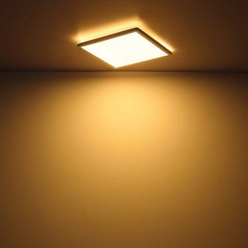 LED Deckenleuchte Slim300 Up&Down, weiß, 18W, eckig, 300x300mm, warmweiß – Bild 3