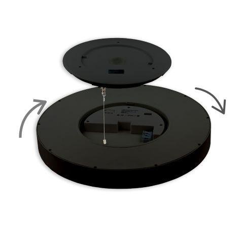 LED Hängeleuchte UGR<19 2H, schwarz, 20W|30W, IP42, DN400, 2700|3000|4000K, dimmbar, exkl. Kabel – Bild 3