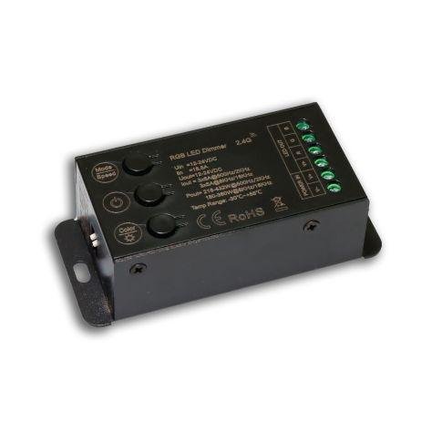 Sys-Pro ασύρματο multi-PWM RGB dimmer με κουμπιά χειρισμού, 3 καναλιών, 12-24V DC 12-18A - Image 2