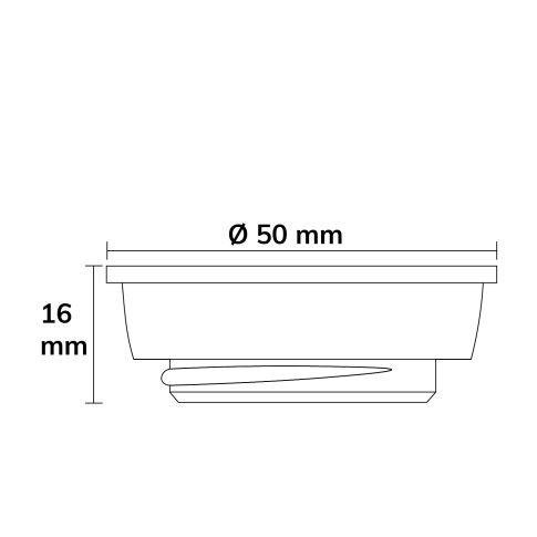 Cover für LED Spot und LED Modul SYS-GU10, messing gebürstet, rückversetzt, UGR<12 – Bild 3
