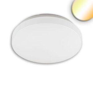 Φωτιστικό οροφής LED 13|18W, λευκό στρογγυλό, DN280, IP64, 120lm/W, ColorSwitch 3000|4000|6000