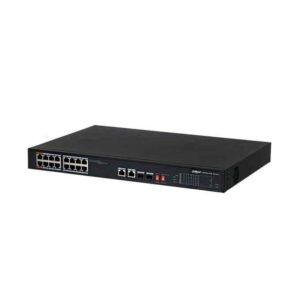 Dahua 16-Θέσεων Managed Layer 2 PoE Switch PFS4218-16ET-240-V3 – Υψηλής Ισχύος, Μεγάλης Απόστασης, Έξυπνο