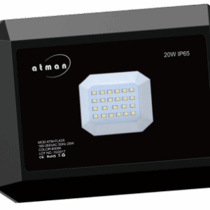 Προβολέας LED 20W SUPER SLIM Σειρά K – Θερμό Λευκό 3000K, IP65