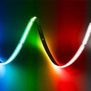 LED Streifen RGB-Weiß COB 16W, 5m, 784 LEDs/m, 24V DC
