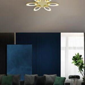 Επιτοίχιο Φωτιστικό LED Pamplona Gold, Τριπλή Απόχρωση Λευκού & Dimmable με Ασύρματο Χειριστήριο