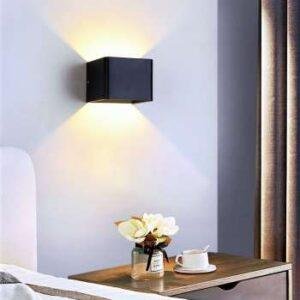 LED Wandleuchte Up Down 5W – Schwarz, 3000K, IP20