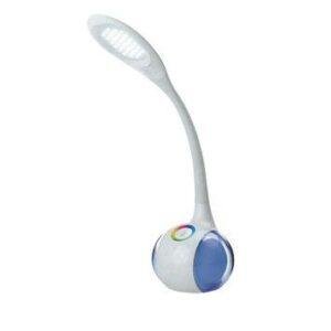 Φωτιστικό LED Γραφείου DES-20 – 5W, Touch Dimmable, Ψυχρό Φως με RGB Διακόσμηση