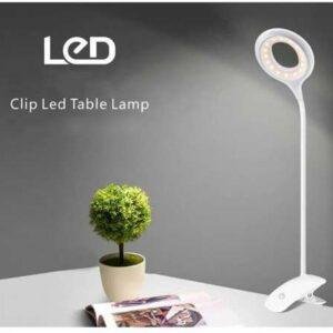 Φωτιστικό Γραφείου LED DES-70 – 4W, Μπαταρία USB, Μανταλάκι, Touch Dimmable, Φυσικό Λευκό