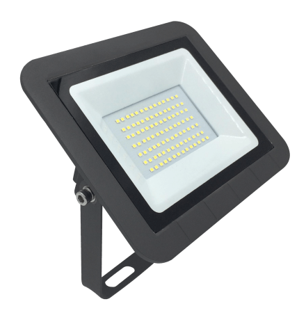 Προβολέας LED 50W Super Slim Σειρά Τ – Θερμό Λευκό 3000K, IP65, 4000lm
