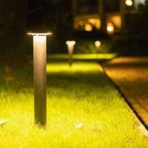 LED Gartenleuchte 12W 3000K Schwarz 60 cm