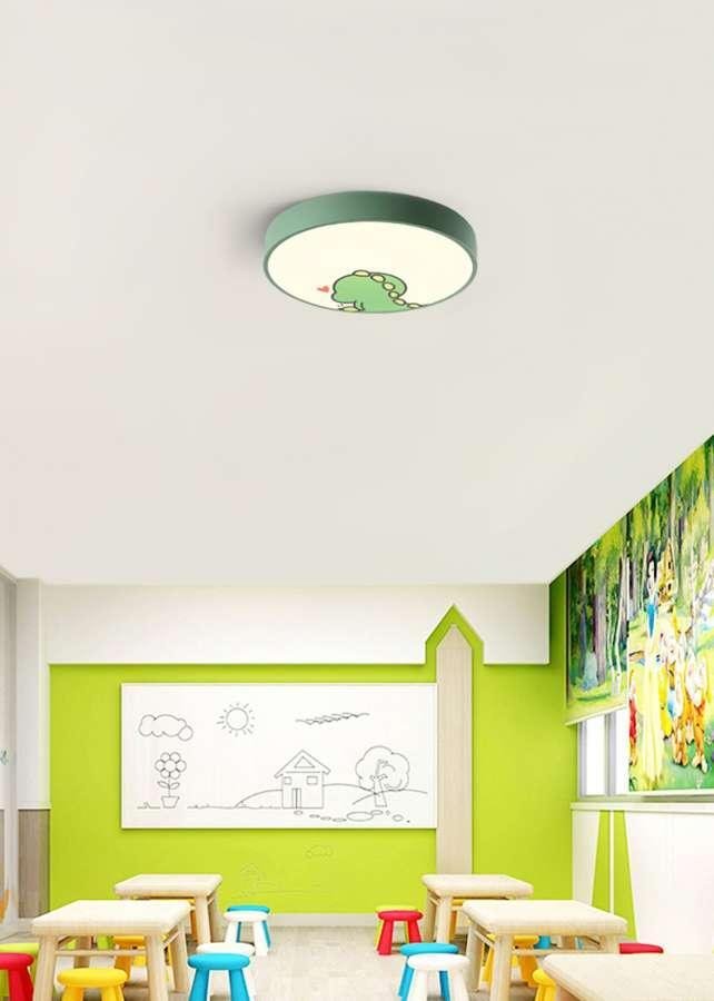 Παιδικό Φωτιστικό LED DINOSAUR 60W Dimmable με Τηλεχειριστήριο 2.4GHz