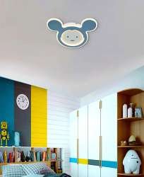 LED Kinder Deckenleuchte Mickey Blue 92W Blau Dimmbar mit Fernbedienung