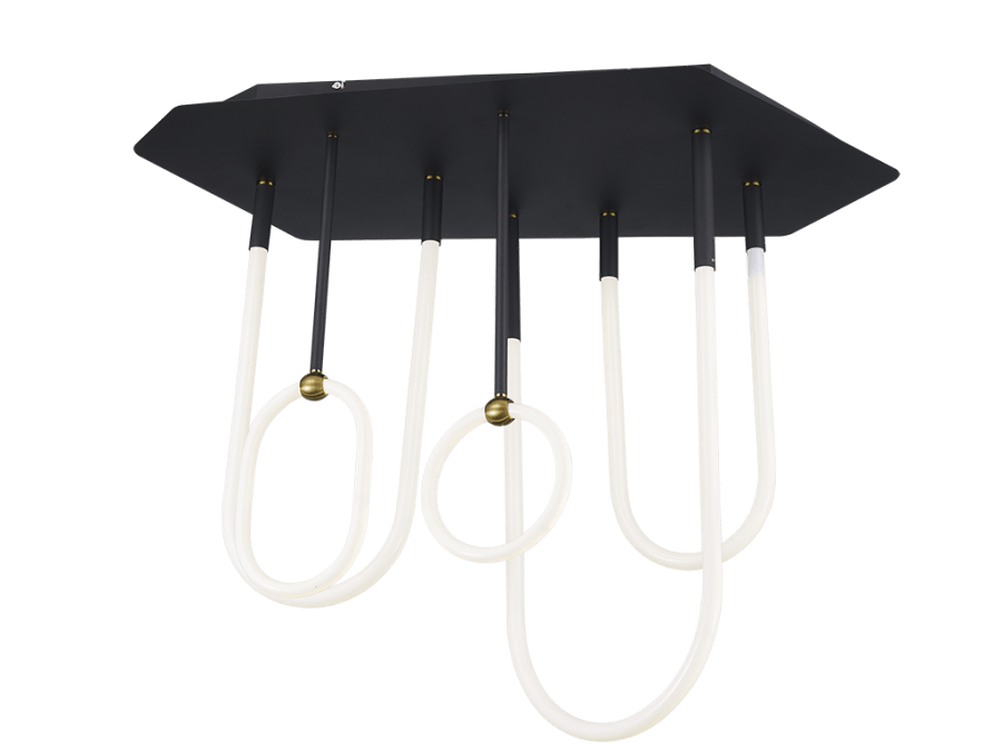 LED Pendelleuchte Monaco 75W Schwarz 3700K – Bild 3