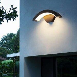 LED Außenwandleuchte 18W IP65 Warmweiß 3000K Schwarz