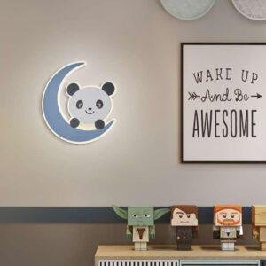 Απλίκα Τοίχου BLUE PANDA, 36W, 3600lm, Ρυθμιζόμενο Φως 3000K/4000K/6000K, Λευκό-Μπλε