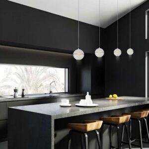 Κρεμαστό LED Φωτιστικό 5W – Λευκό – CCT 3000K/4000K/6000K – Ρυθμιζόμενο Ύψος έως 2m