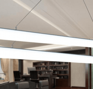 LED Pendelleuchte PALERMO, 36W, Warmweiß 3000K, 3400lm, Silber