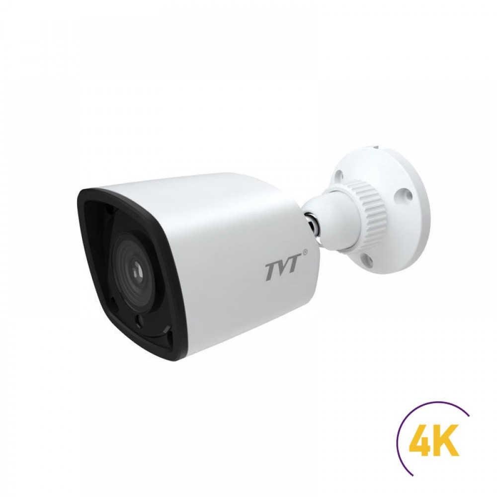 TVT TD-7481AS1 – Κάμερα Bullet 8MP / 4K, 3.6mm, 4 σε 1 (AHD/TVI/CVI/CVBS), IR 30m, IP67, Εξωτερικού Χώρου