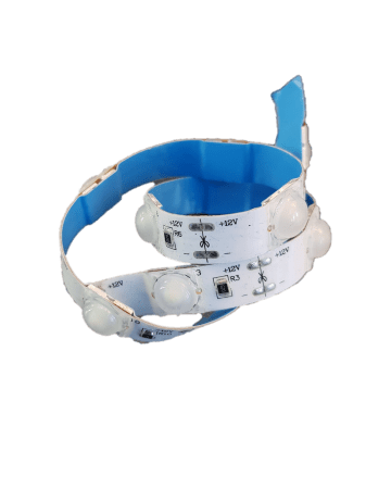 Ταινία LED 12V DC SMD 3030 – 16W/m – Ultra Bright – Ψυχρό Λευκό 6500K – IP65 – Με Φακό 160° – CRI 85 – Ενσωματωμένη Ψύκτρα