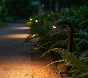 LED Gartenleuchte 7W COB Schwarz 3000K 60 cm