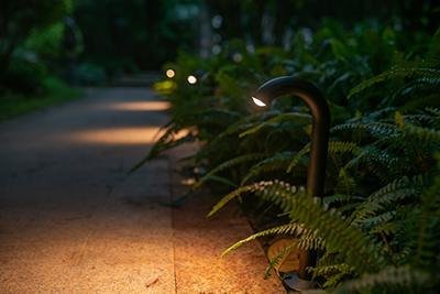 LED Gartenleuchte 7W COB Schwarz 3000K 60 cm