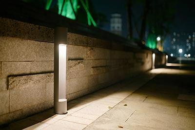 LED Pollerleuchte 7W COB Schwarz 3000K 60 cm
