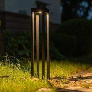 LED Gartenleuchte 7W 3000K Schwarz, Aluminium, 60 cm