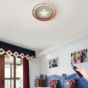 Led Φωτιστικό Οροφής 80Watt Captain America με Ασύρματο Τηλεχειριστήριο