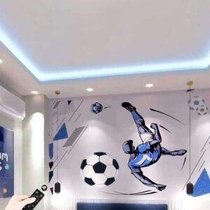 Led Φωτιστικό Οροφής 60Watt Football με Ασύρματο Τηλεχειριστήριο