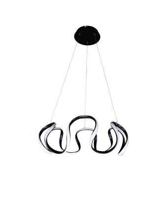 Κρεμαστό Φωτιστικό LED IBIZA, 94W, Dimmable, 3+1 Αποχρώσεις Λευκού, Ασύρματο Τηλεχειριστήριο, Μαύρο - Image 2