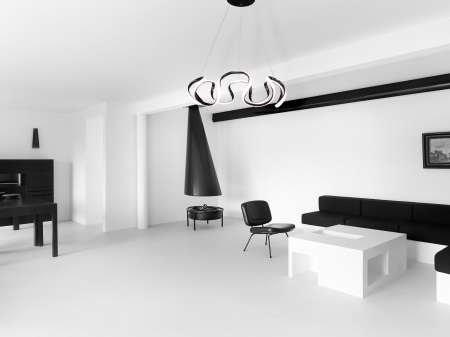 Κρεμαστό Φωτιστικό LED IBIZA, 94W, Dimmable, 3+1 Αποχρώσεις Λευκού, Ασύρματο Τηλεχειριστήριο, Μαύρο
