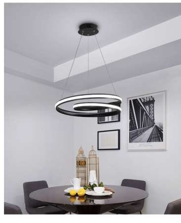 Κρεμαστό Φωτιστικό LED GRANADA White – 72W, Dimmable 3 Χρωμάτων Λευκού, Ασύρματο Controller 2.4GHz