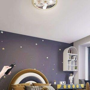 Παιδικό LED Φωτιστικό Οροφής MOON – 93W, Dimmable με Τηλεχειριστήριο