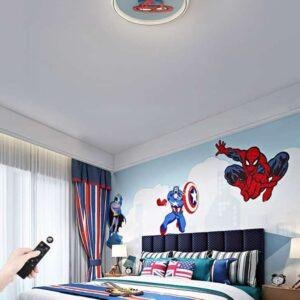 Led Φωτιστικό Οροφής 60Watt SPIDERMAN με Ασύρματο Τηλεχειριστήριο