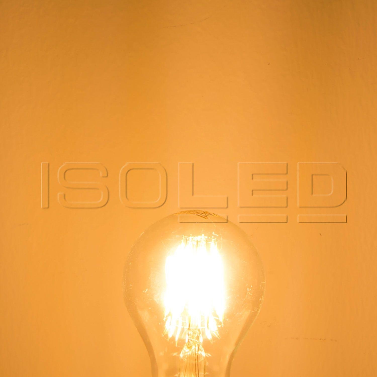 Λάμπα LED E27 8W Διάφανη, Θερμό Λευκό 2700K, Dimmable 360° - Image 2