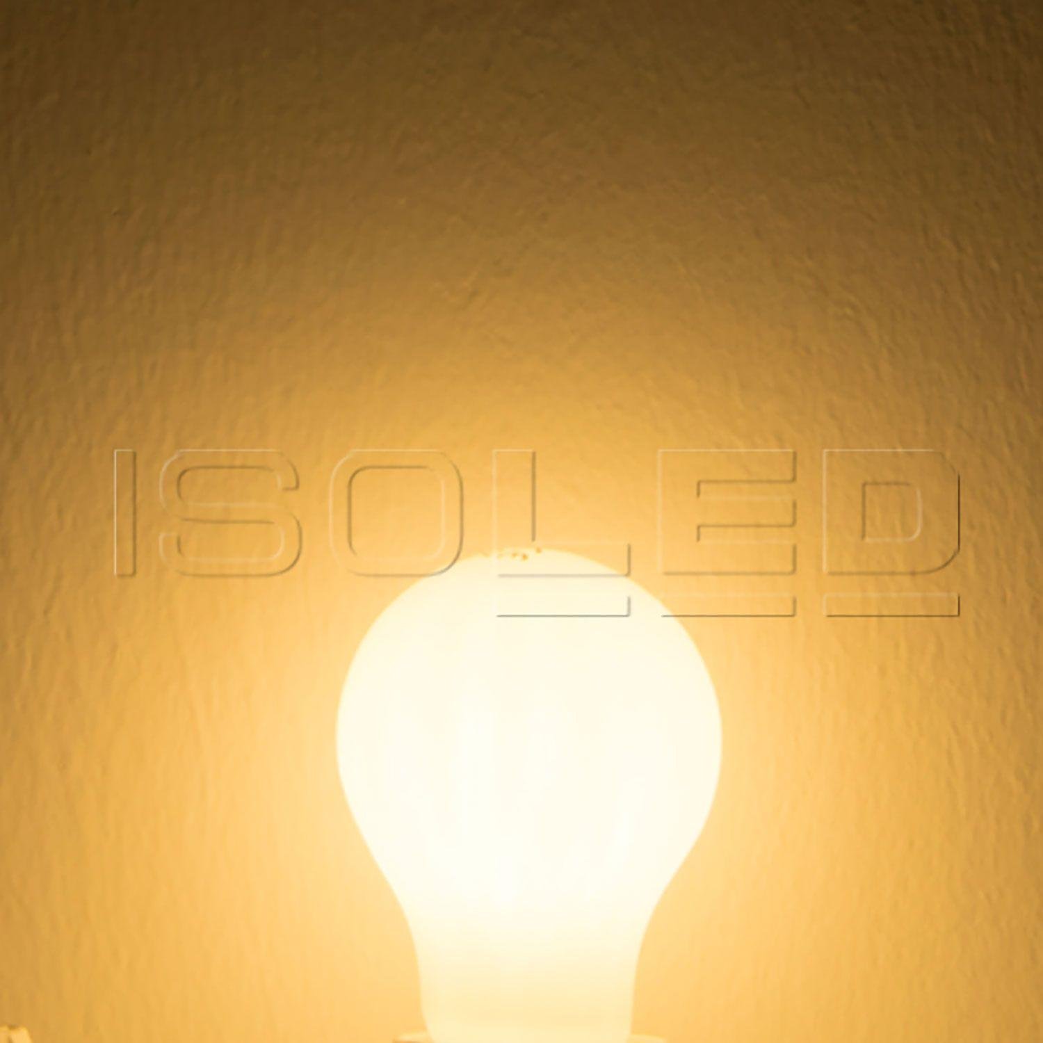 Λάμπα LED E27 8W Ματ, Θερμό Λευκό 2700K, Dimmable, 360° - Image 2