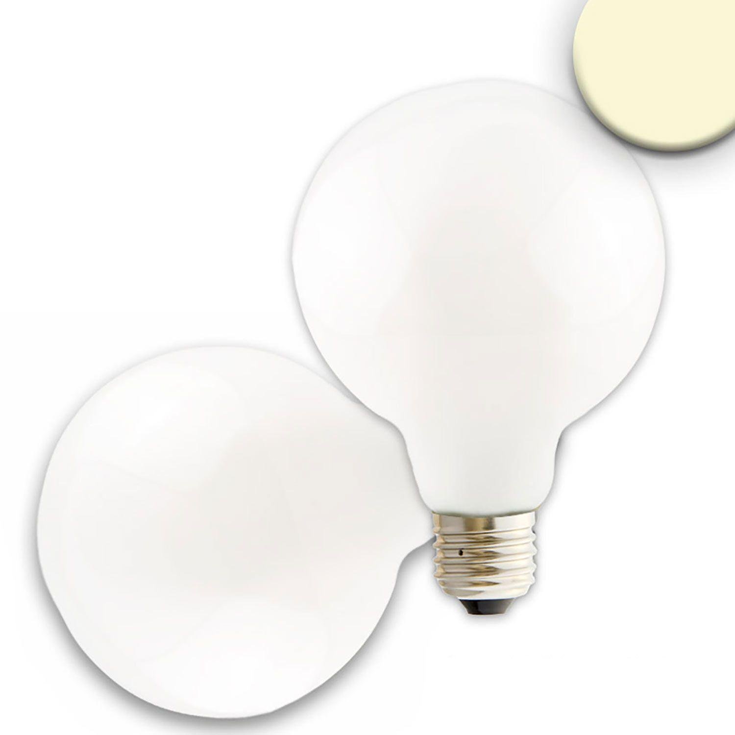 Λάμπα LED E27 G95 8W 2700K Θερμό Λευκό, 360°, Ματ, Dimmable
