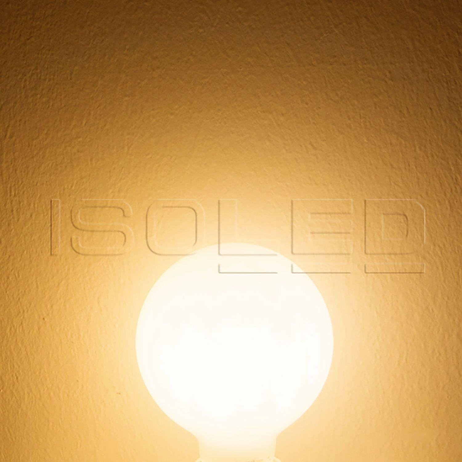 Λάμπα LED E27 G95 8W 2700K Θερμό Λευκό, 360°, Ματ, Dimmable - Image 2